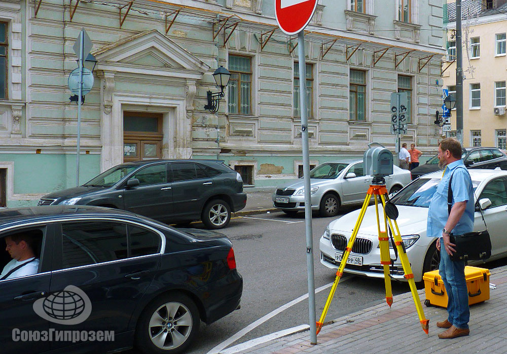 Лазерное сканирование здания МАрхИ в Москве