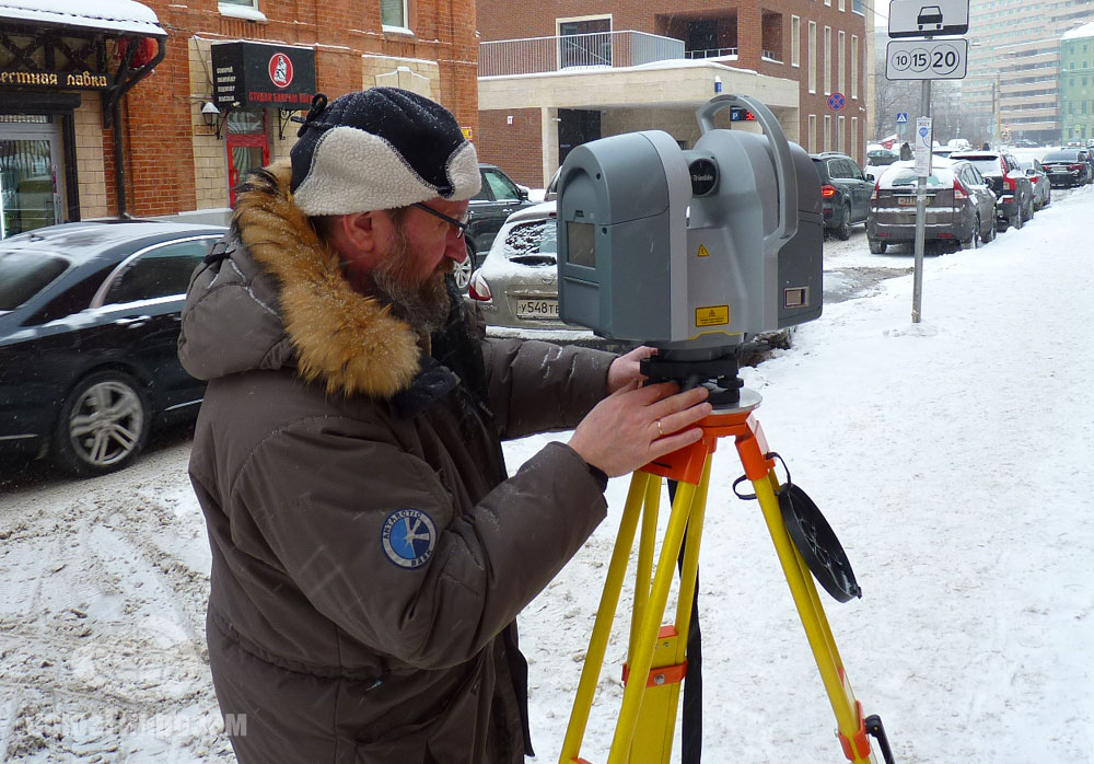 Инженерные изыскания в городской черте с помощью лазерного сканирования