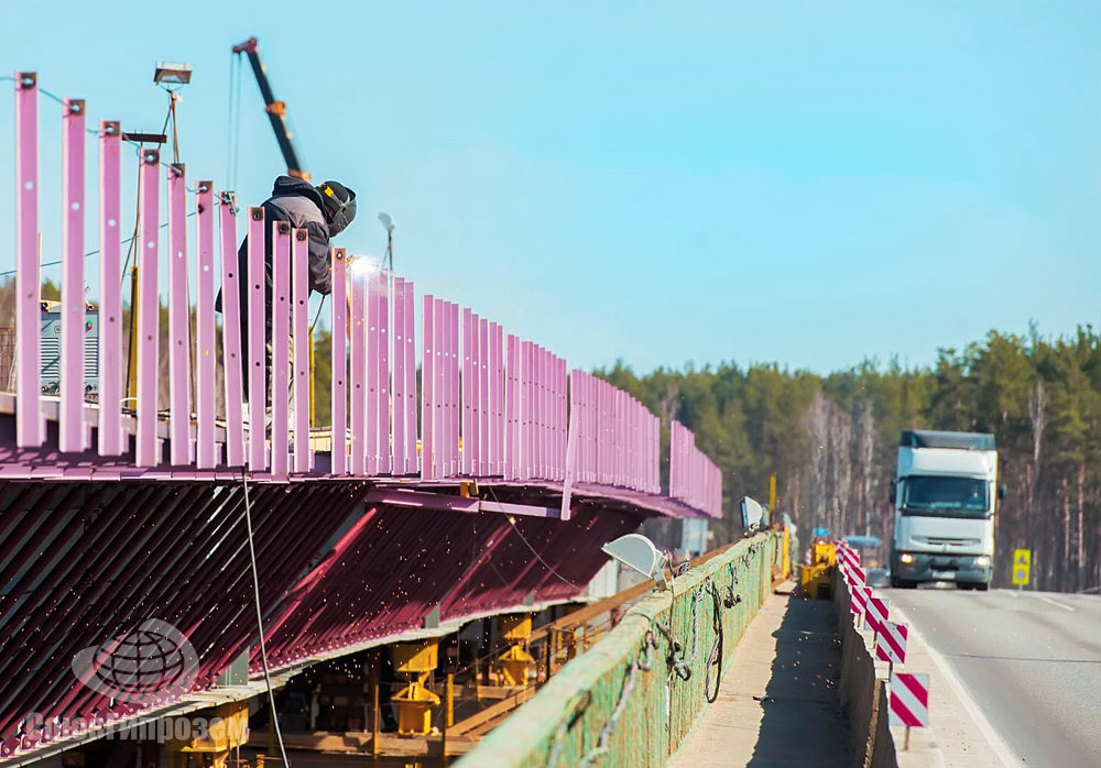 Строительство автомобильного моста на участке дороги М-3 «Украина»