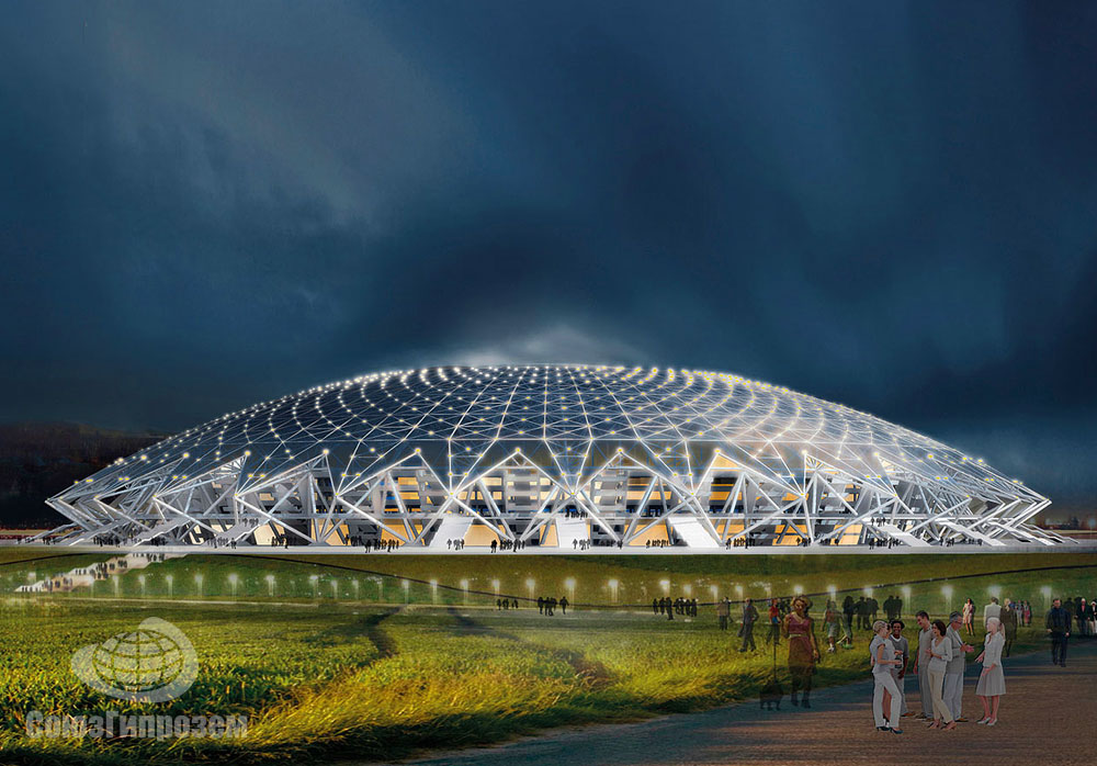 3D модель стадиона «Самара Арена»