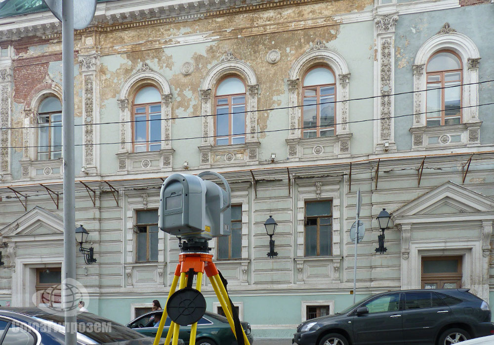 Лазерное сканирование здания МАРХИ для целей реставрации