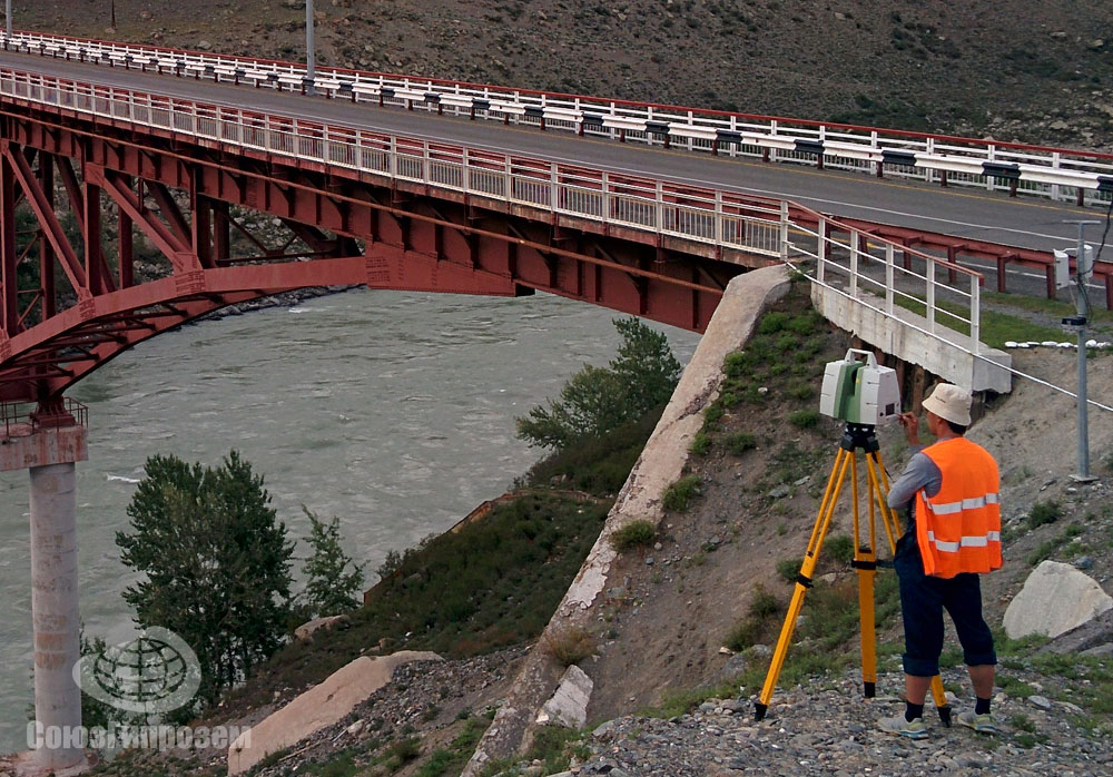Лазерное сканирование моста для целей реконструкции